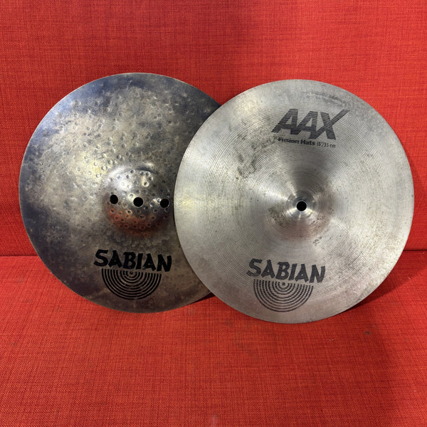 Sabian 13" AAX Fusion Hi-Hats (USED) USED SABIAN CYMBAL Sabian 