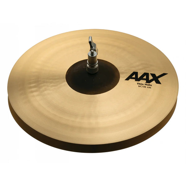 Sabian 14" AAX Thin Hats (21401XC) Hi-Hats Sabian 