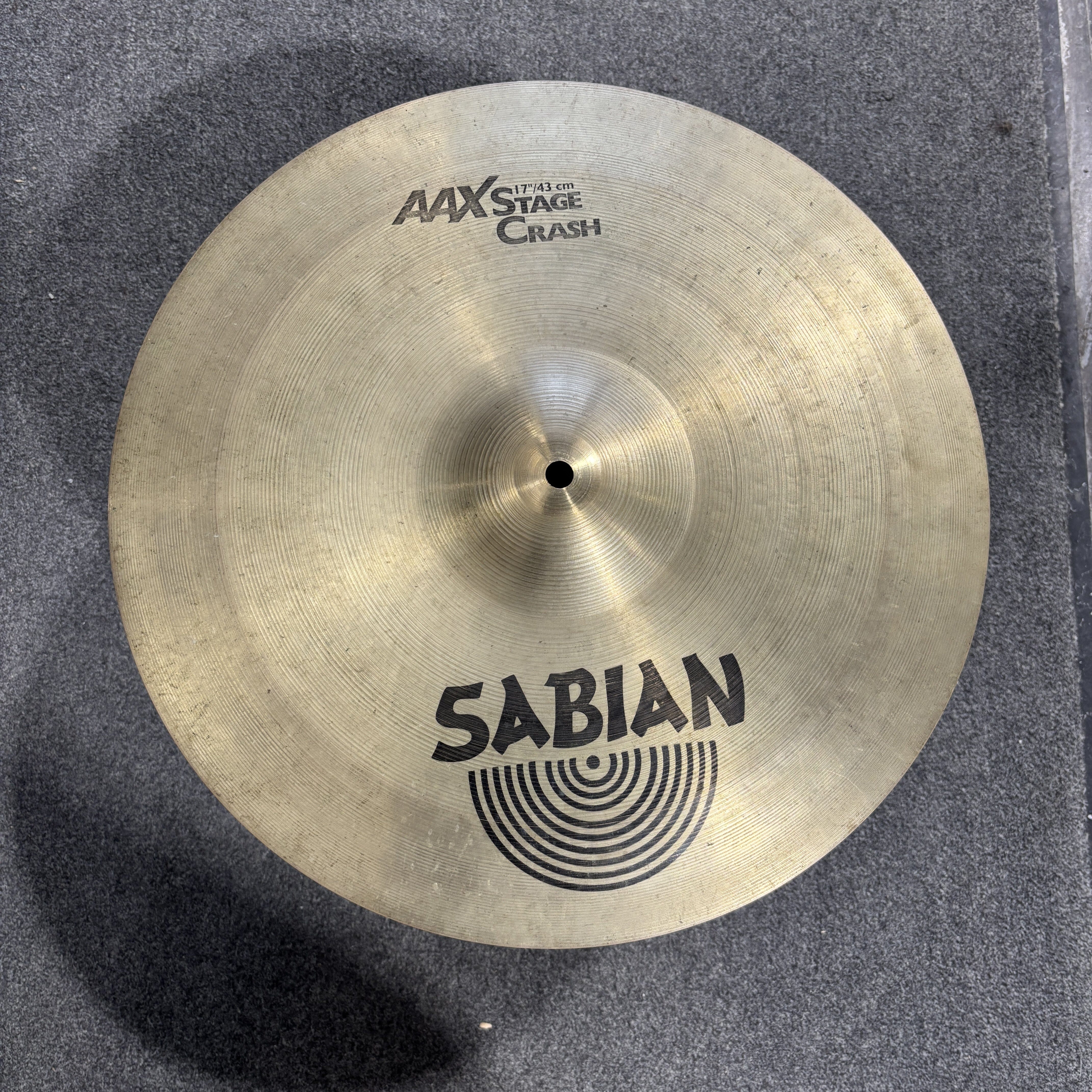 Sabian 17" AAX Stage Crash used USED SABIAN CYMBAL Sabian 