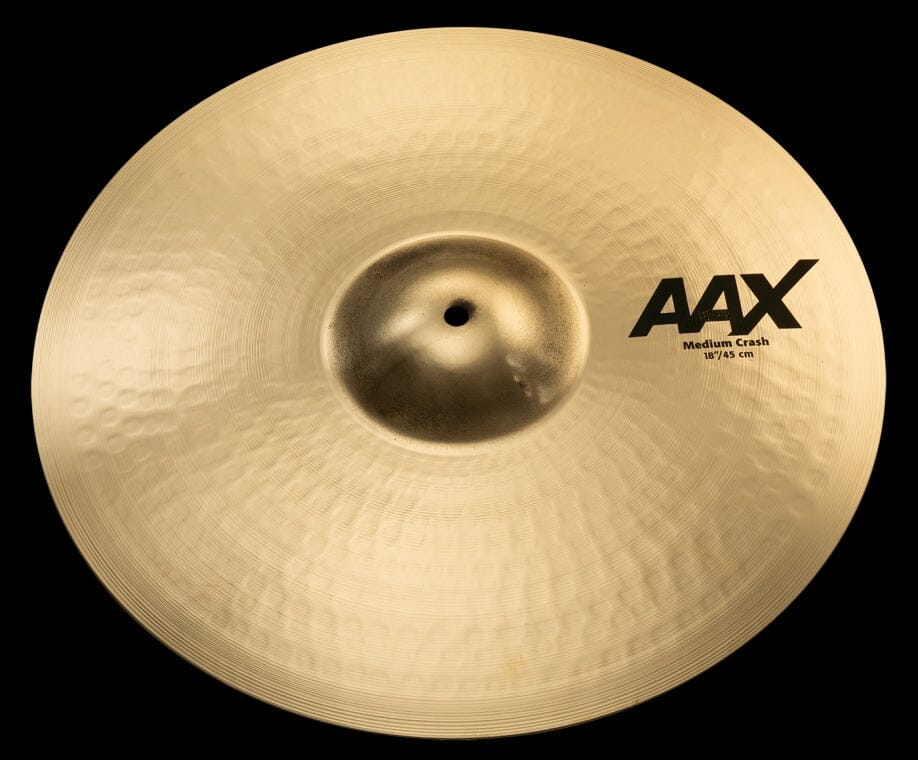 Sabian 18” AAX Medium Crash Brilliant (21808XCB) NEW SABIAN CYMBALS Sabian 