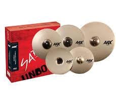 Sabian New AAX Box Set with Free 18" Thin Crash Brilliant (25005XCPB) NEW SABIAN CYMBALS Sabian 