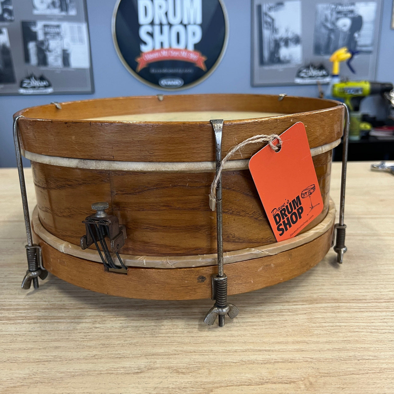 Single Tension Vintage "Toy" Snare Drum drum kit Vintage 