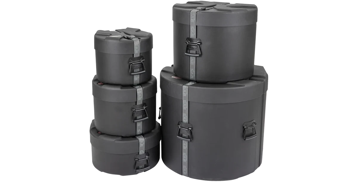 SKB Ultimate Drum Set Case Package 10/12/16/22/Snare (1SKB-UDP1) NEW CASES SKB 