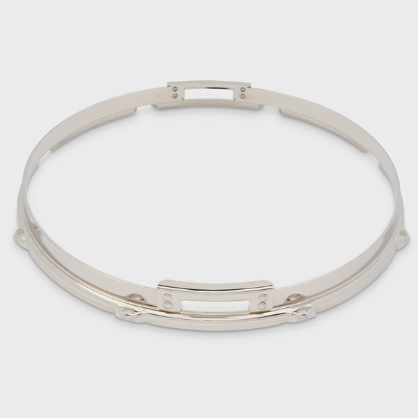 Slingerland 14" 8-LUG Stick Chopper Snare Side Hoop, Nickel Over Steel (SLSMCH1408SBSNK) CUSTOM DRUM PARTS Slingerland 