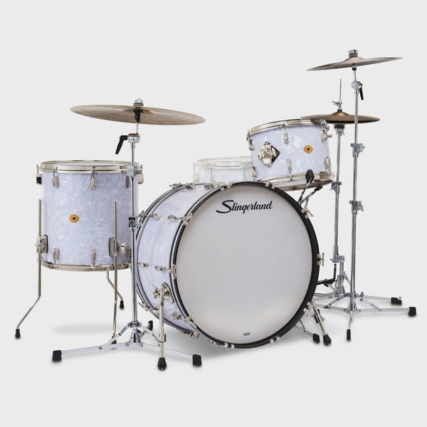 Slingerland 3PC Radio King Kit in White Marine 24/13/16 NEW DRUM KIT Slingerland 