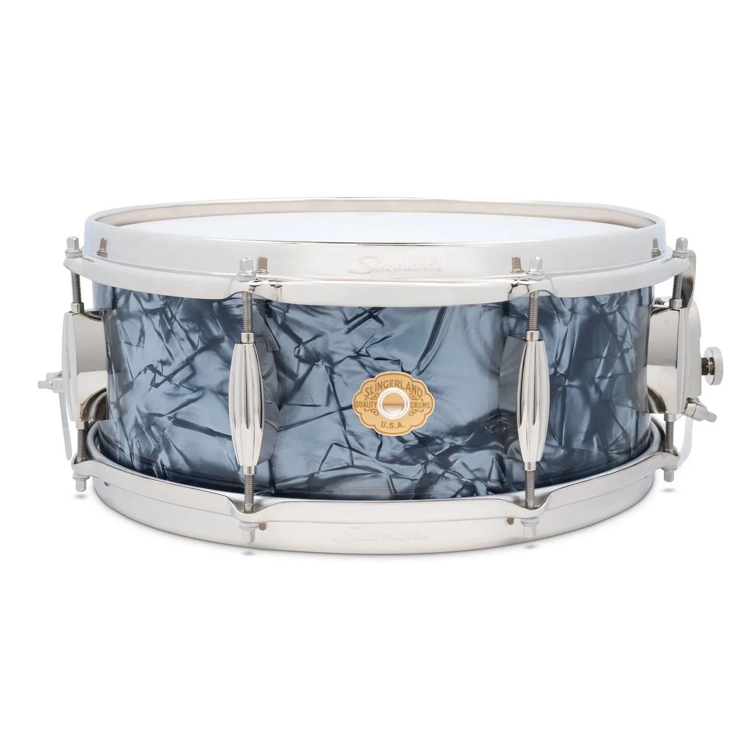 Slingerland 5.5 x 14" Artist Snare Drum, Black Diamond Pearl (SLFP5514SSK069) NEW SNARE DRUMS Slingerland 