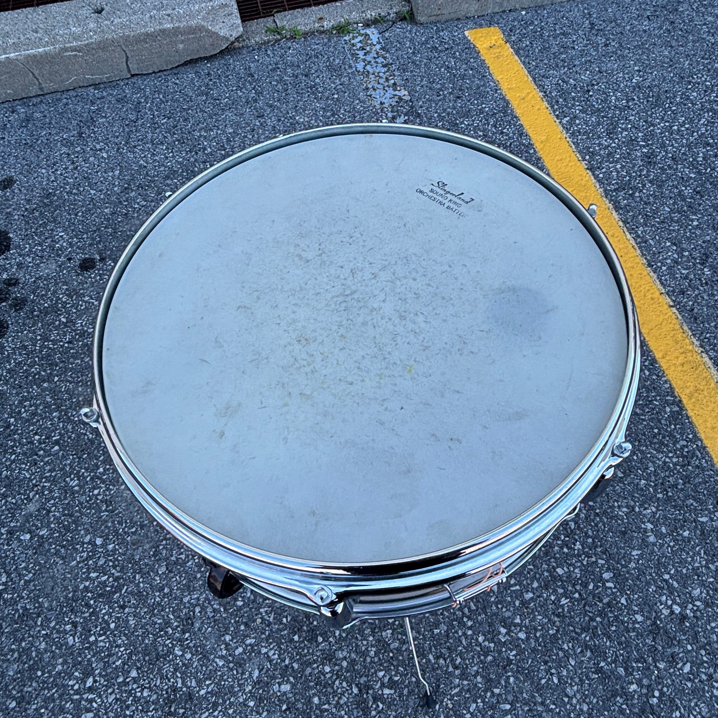 Slingerland No. 140 Aluminum Snare Drum – 5×14" 60s-70sSlingerland No. 140 Aluminum Snare Drum – 5×14" 60s-70s USED SNARE DRUMS Slingerland 