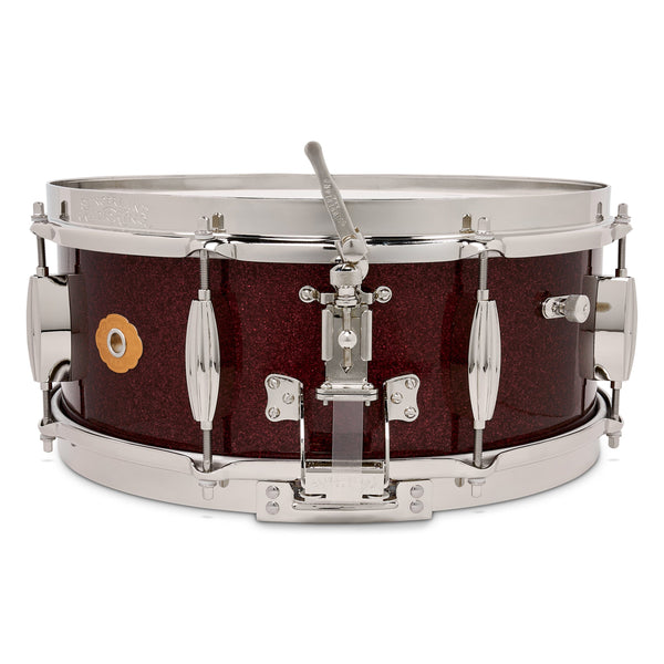 Slingerland Radio King 5.5x14 Solid Maple Snare, Maroon Glass (SLFP5514SMK665) NEW SNARE DRUMS Slingerland 