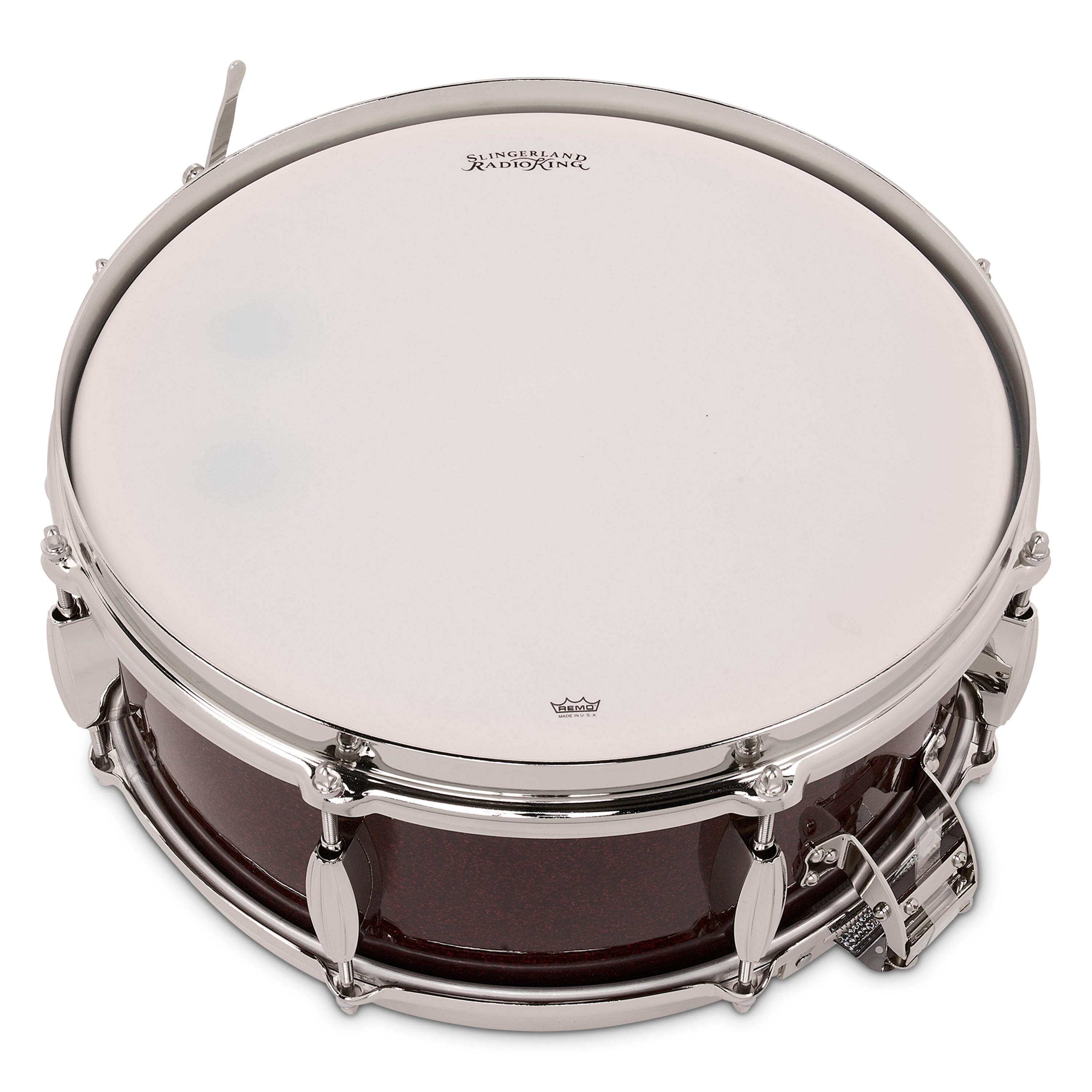 Slingerland Radio King 5.5x14 Solid Maple Snare, Maroon Glass (SLFP5514SMK665) NEW SNARE DRUMS Slingerland 