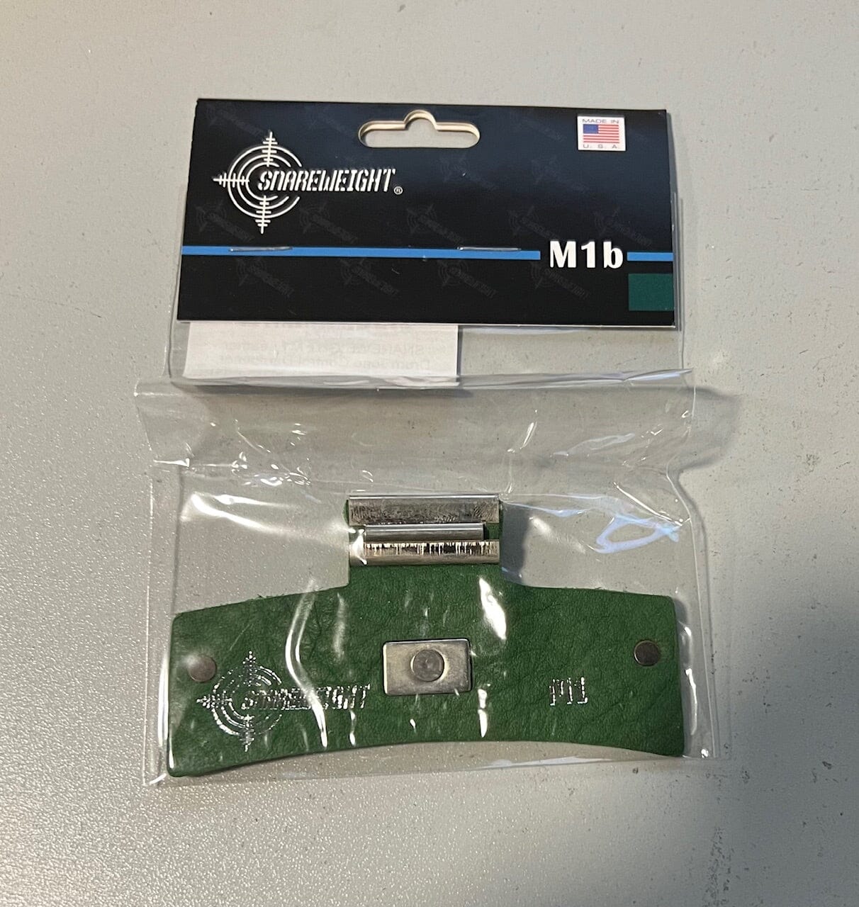 SNAREWEIGHT M1 Leather Drum Tone Control Dampener, Emerald Green (011-M1BGRN) NEW DRUM ACCESSORIES Snareweight 