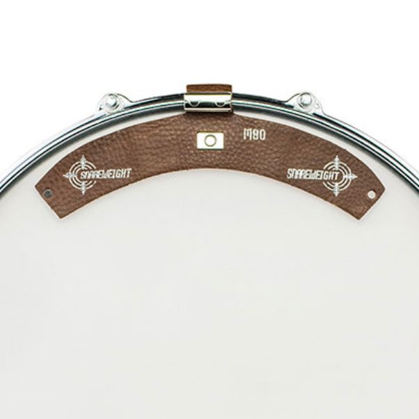 Snareweight M80 Leather Drum Tone Control Dampener, Brown (015-M80BRN) NEW DRUM ACCESSORIES Snareweight 