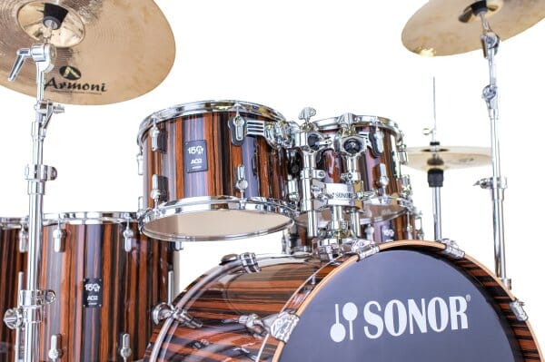 Sonor 150th Anniversary AQ2 Stage 6-piece Shell Pack, Ebony High-gloss Lacquer (AQ2-ANN-WMCEBN) NEW DRUM KIT Sonor 