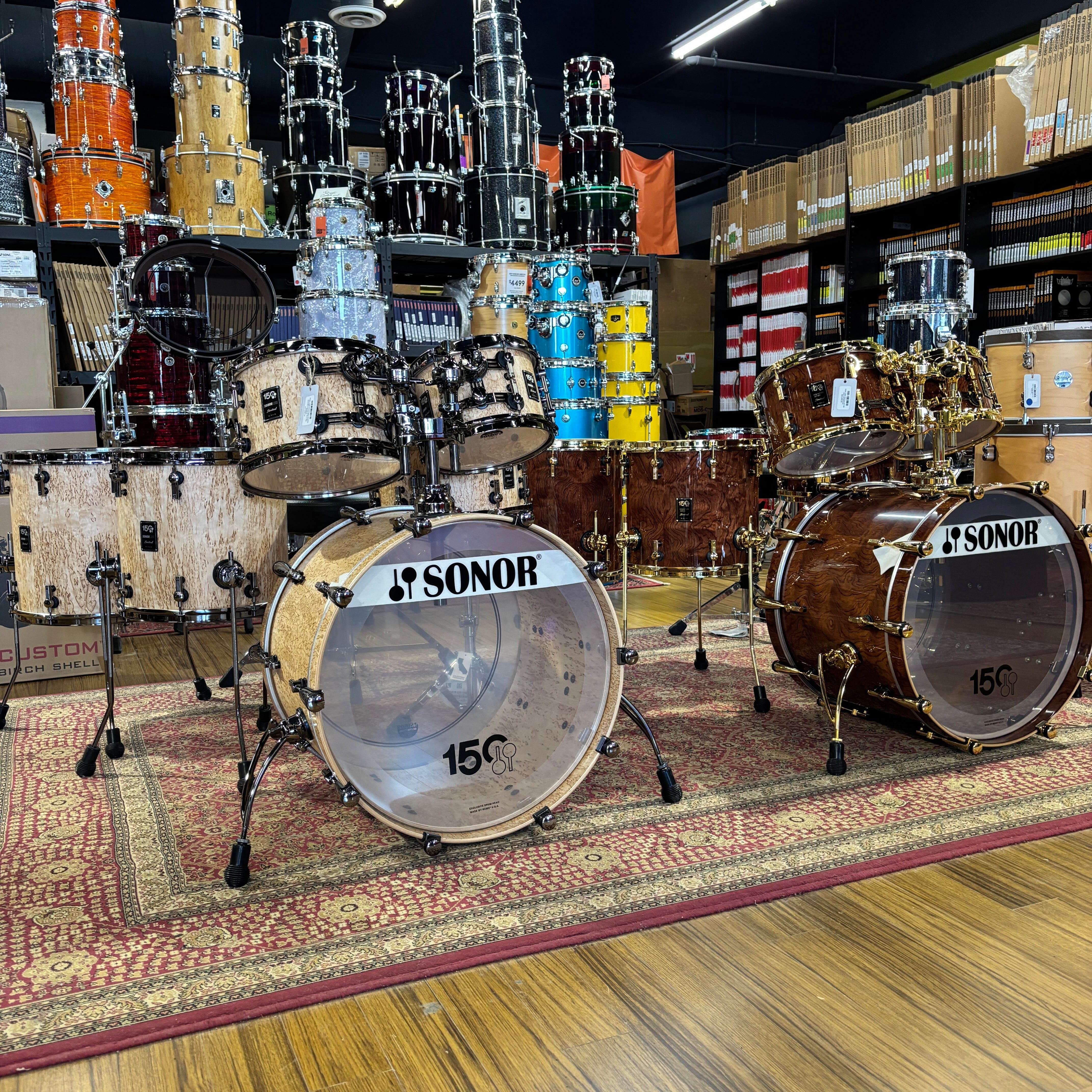 Sonor 150th Signature Set, 6pc (SIG-150-WMGEB) #19 of 50 Sets NEW DRUM KIT Sonor 