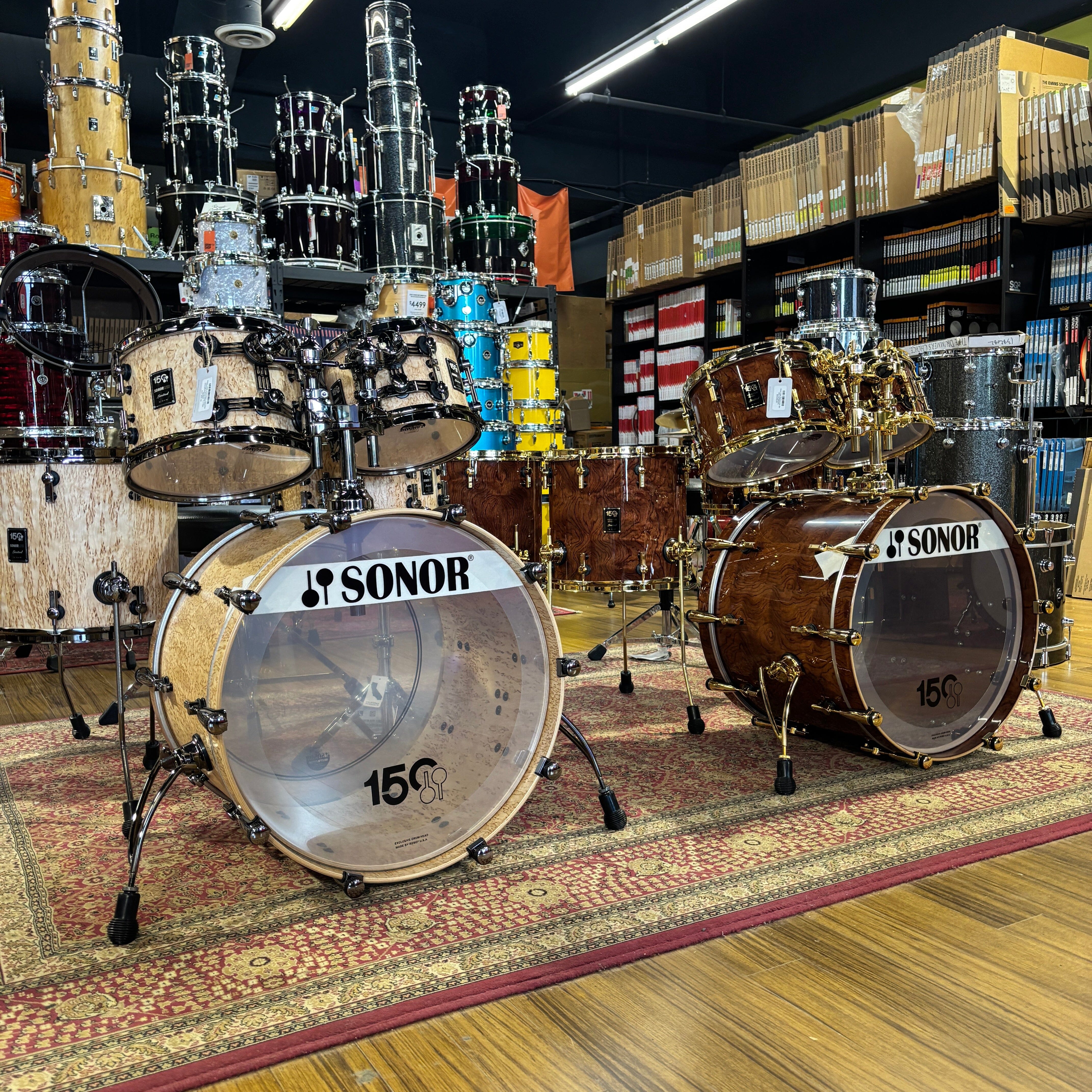 Sonor 150th Signature Set, 6pc (SIG-150-WMGEB) #19 of 50 Sets NEW DRUM KIT Sonor 