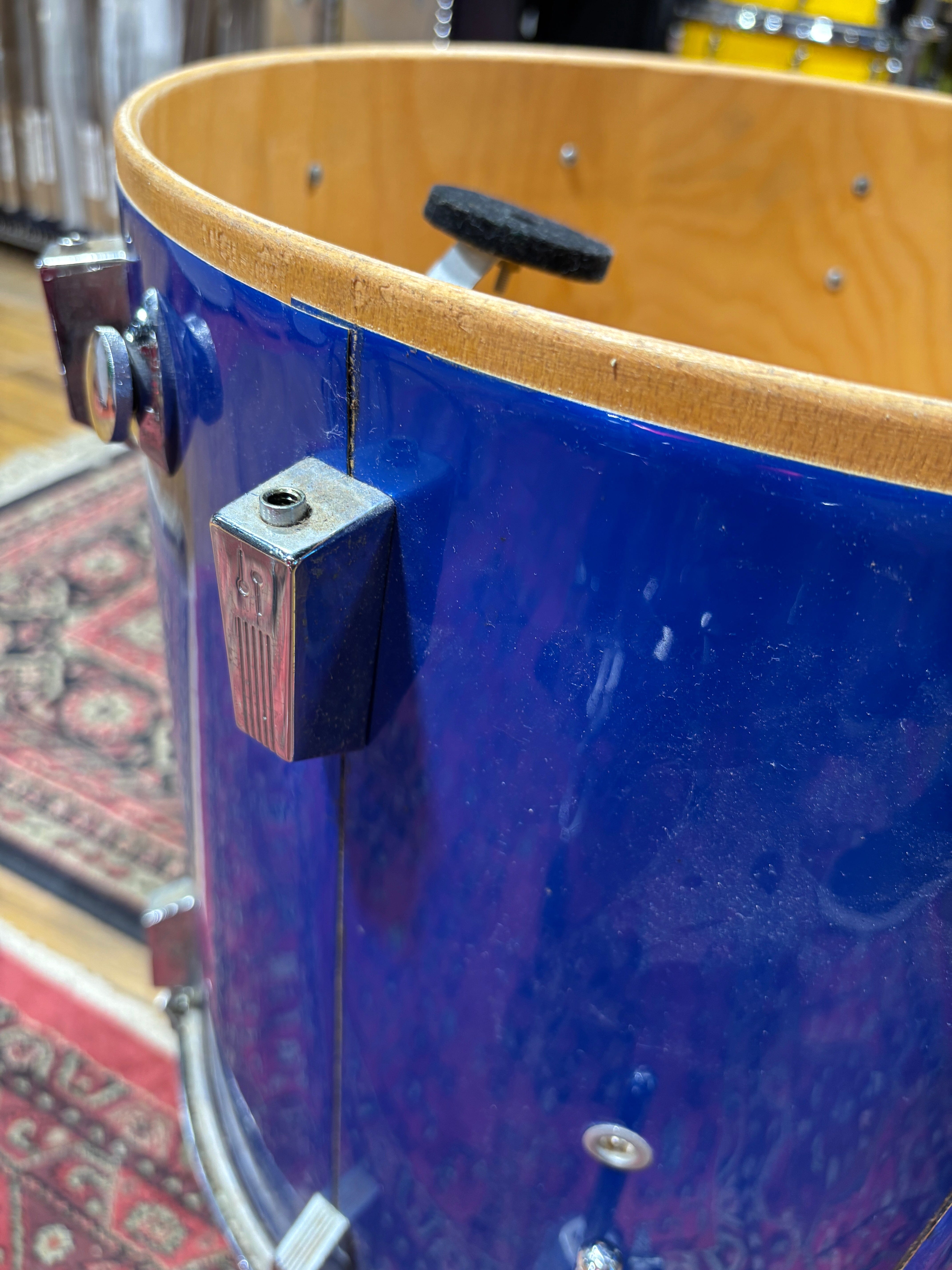 Sonor Champion 18" Floor Tom 1970s Blue Gloss CONSIGNMENT DRUM KIT Sonor 