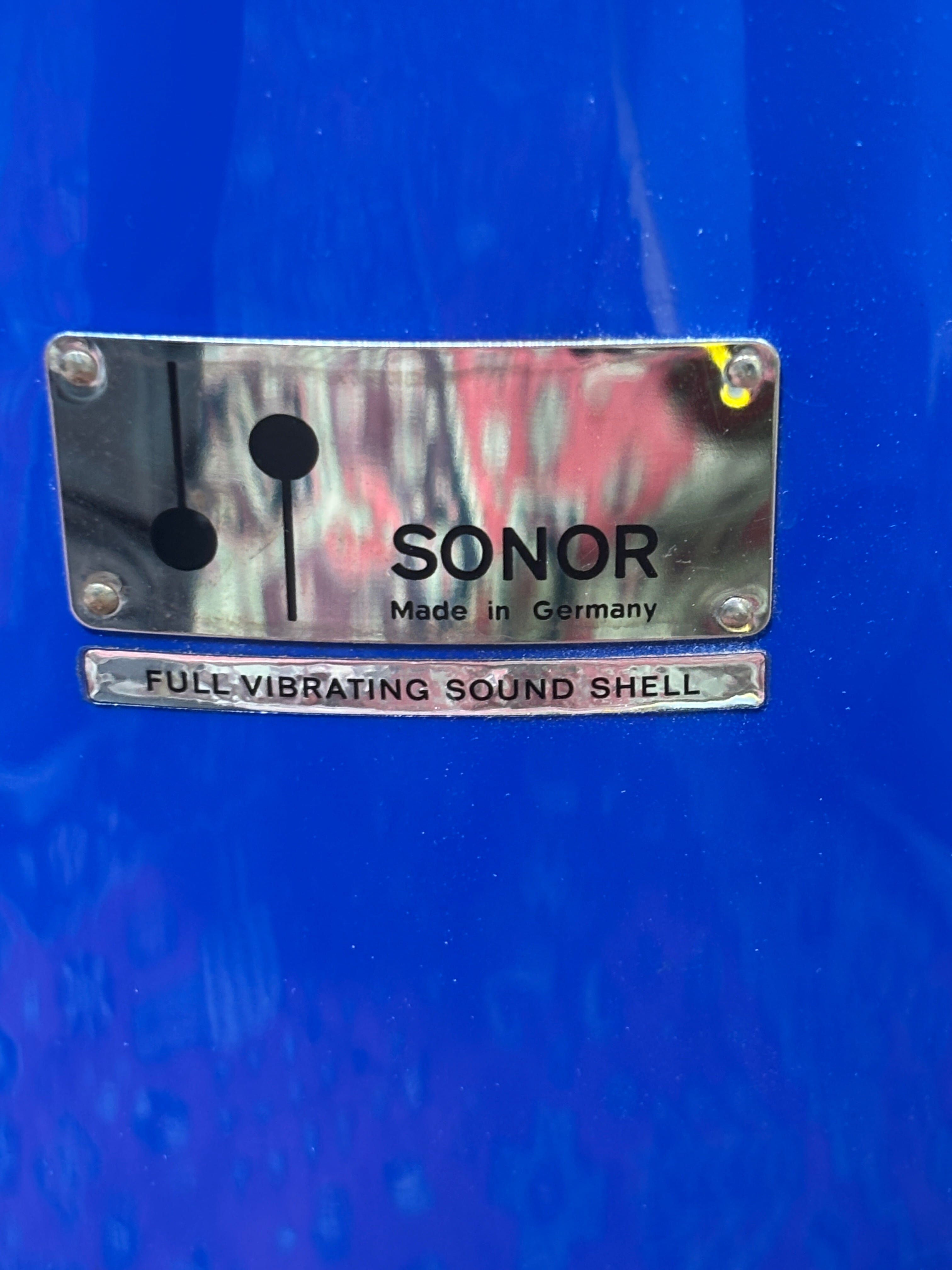 Sonor Champion 18" Floor Tom 1970s Blue Gloss CONSIGNMENT DRUM KIT Sonor 