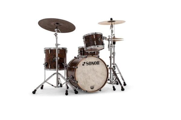 Sonor MOMENTUM 3 piece Shell Set, Bass Drum, Tom, Floor Tom, Beech, California Burl (MTB-320-SHELLS-NM-CBU) NEW DRUM KIT Sonor 