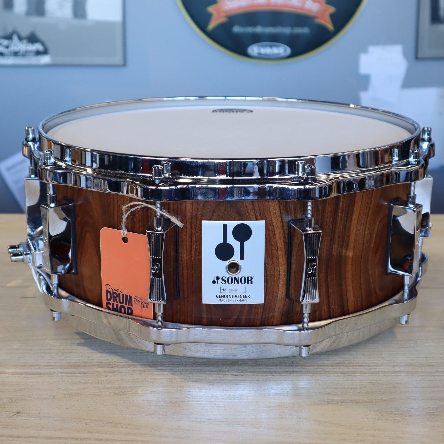 Sonor Phonic Re-Issue 14"x5.75" Rosewood USED SNARE DRUMS Sonor 