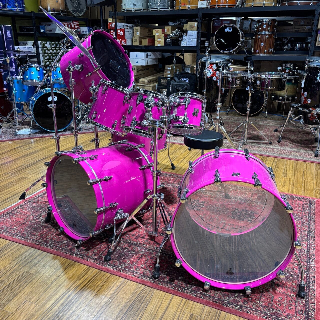 Sonor SQ2 Custom Kit Traffic Purple CONSIGNMENT DRUM KIT Sonor 