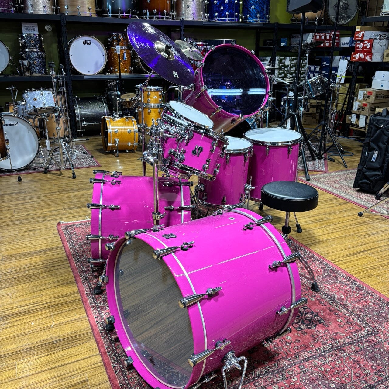 Sonor SQ2 Custom Kit Traffic Purple CONSIGNMENT DRUM KIT Sonor 