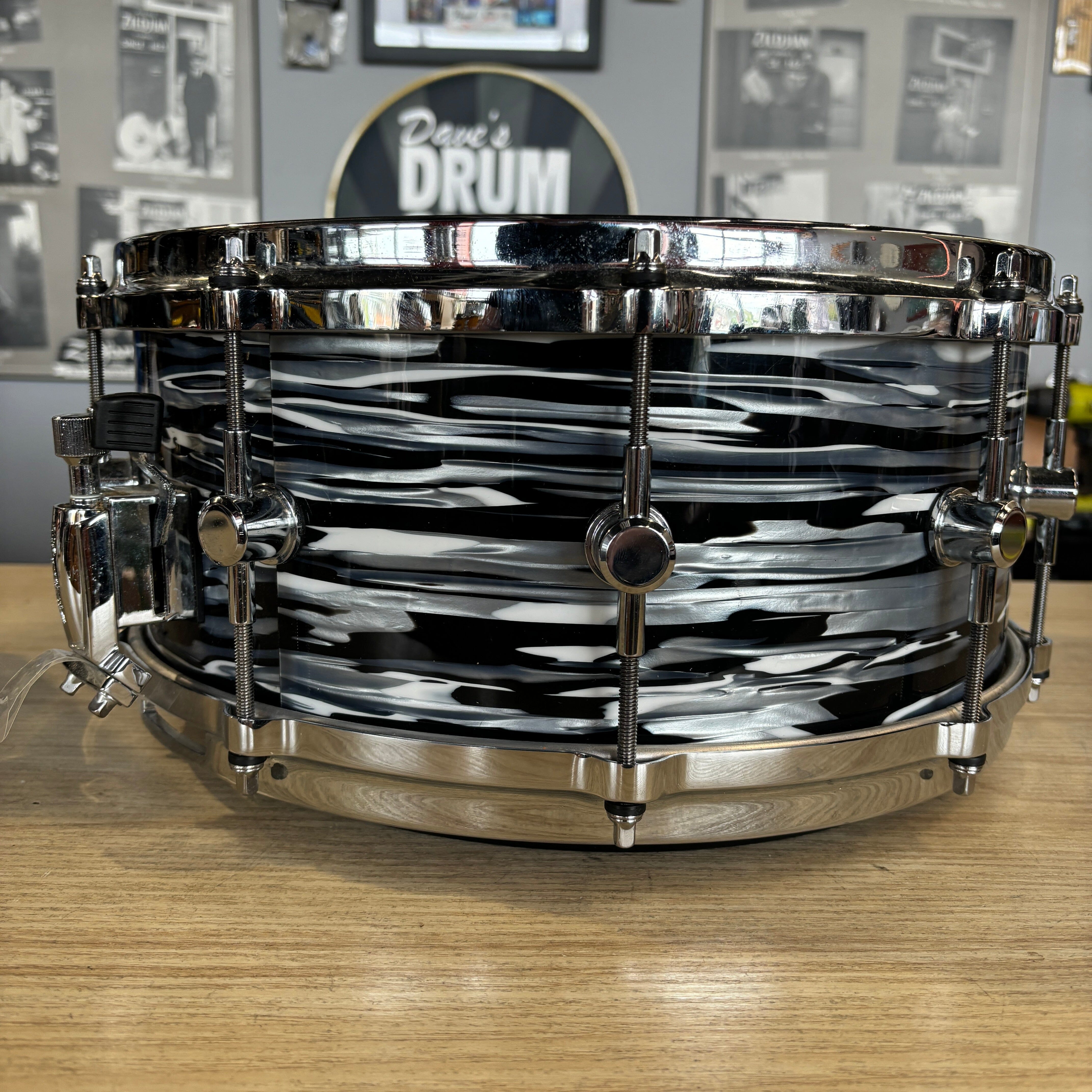 Spaun Maple 20Ply Snare 14 x 6 Bowling Ball Oyster CONSIGNMENT DRUM KIT Spaun 