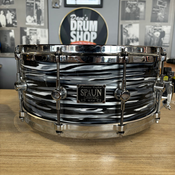 Spaun Maple 20Ply Snare 14 x 6 Bowling Ball Oyster CONSIGNMENT DRUM KIT Spaun 