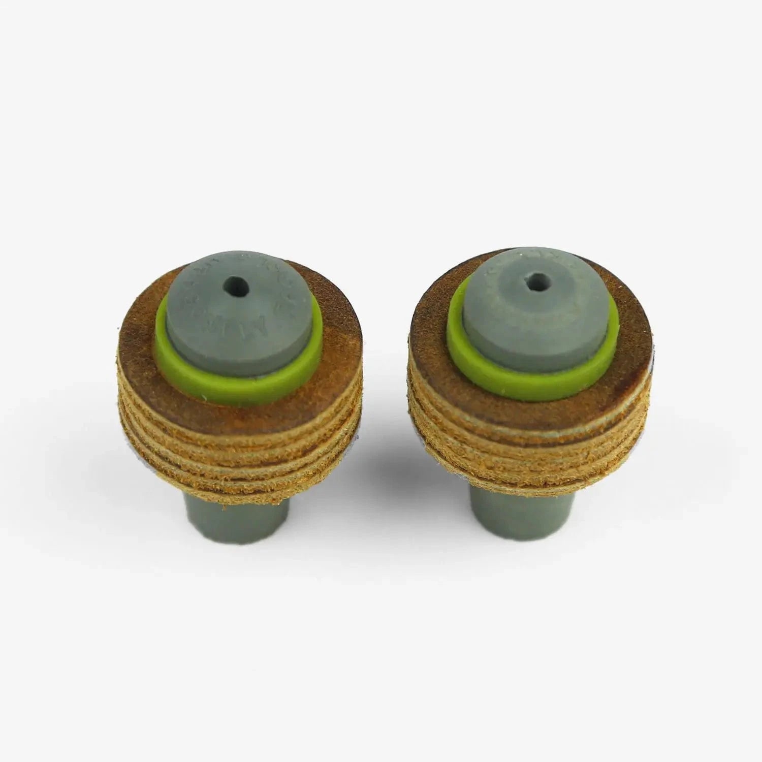 Tackle by Dragonfly Stacked Leather Hard Stick Toppers, Pair (TBDFT-H) NEW DRUM ACCESSORIES Tackle by Dragonfly 