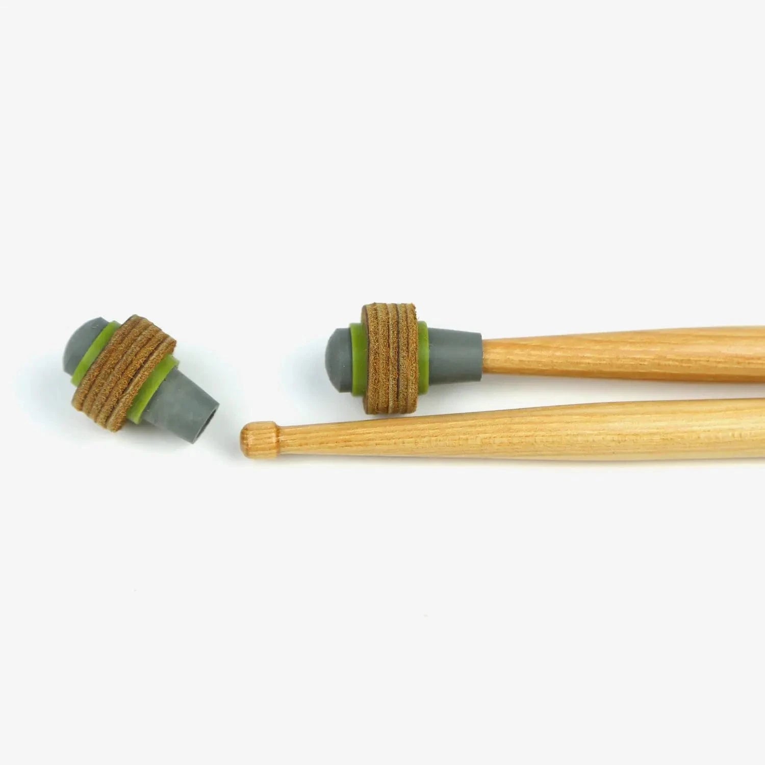 Tackle by Dragonfly Stacked Leather Hard Stick Toppers, Pair (TBDFT-H) NEW DRUM ACCESSORIES Tackle by Dragonfly 