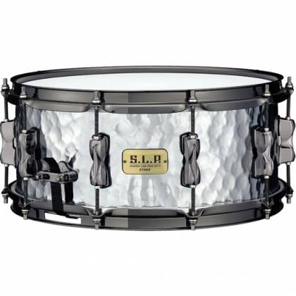 Tama 14" x 6" S.L.P. Expressive Hammered Steel Snare Drum (LST146H) NEW SNARE DRUMS Tama 