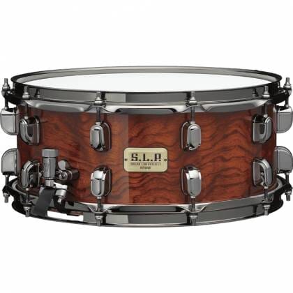 Tama 14"x6" S.L.P. G-Bubinga Snare Drum - Natural Quilted Bubinga (LGB146NQB) NEW SNARE DRUMS Tama 