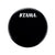 Tama 22" Bass Drum Logo Head, Black (BK22BMWS) DRUM SKINS Tama 