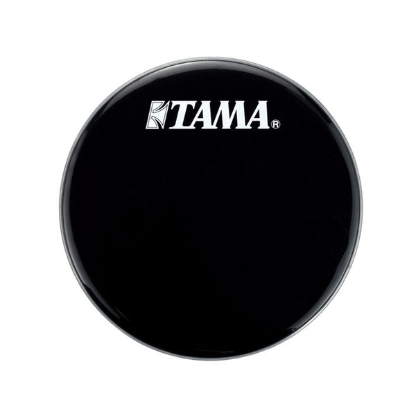 Tama 22" Bass Drum Logo Head, Black (BK22BMWS) DRUM SKINS Tama 
