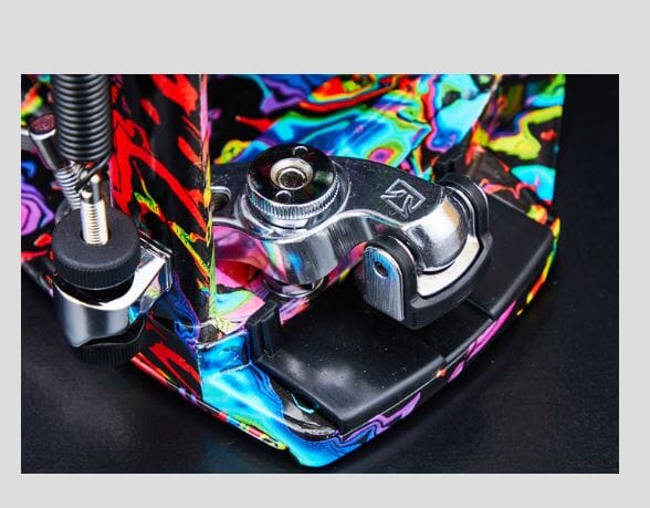Tama 50th Limited Iron Cobra Marble Double Drum Pedal, Psychedelic Rainbow (HP900PWMPR) Drum Pedals Tama 
