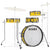 Tama Club-Jam Pancake 4-piece Shell Pack w/ Snare, Electric Yellow (LJK48PBNELY) NEW DRUM KIT Tama 