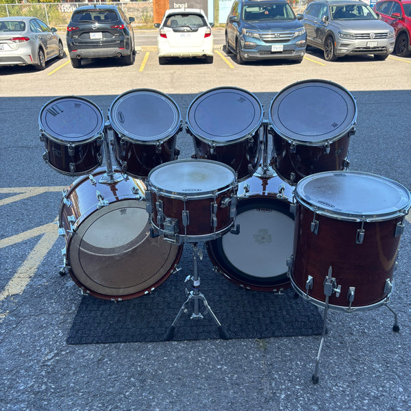 Tama Superstar 80s Super Mahogany Double Bass 1982 CONSIGNMENT DRUM KIT Tama 