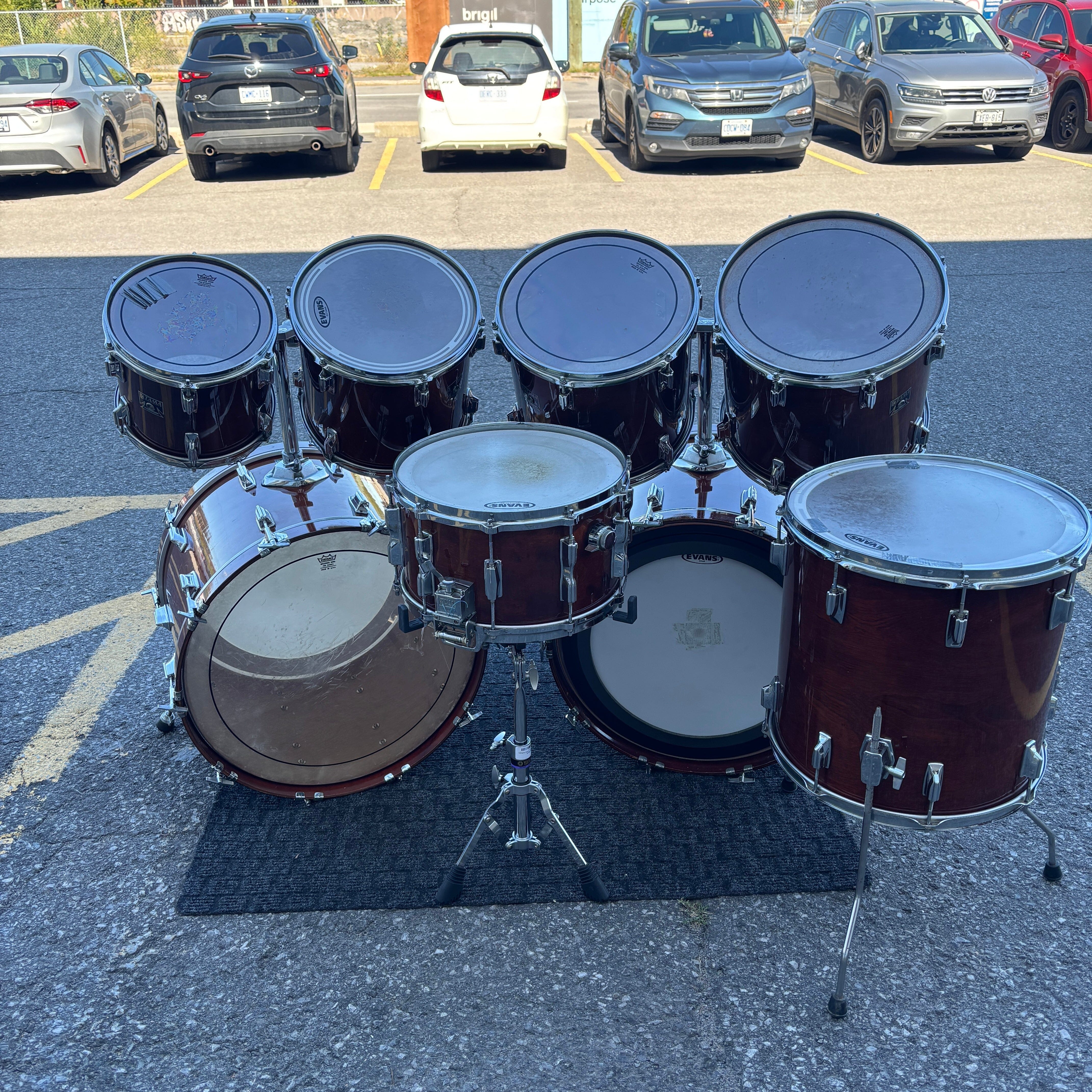 Tama Superstar 80s Super Mahogany Double Bass 1982 CONSIGNMENT DRUM KIT Tama 