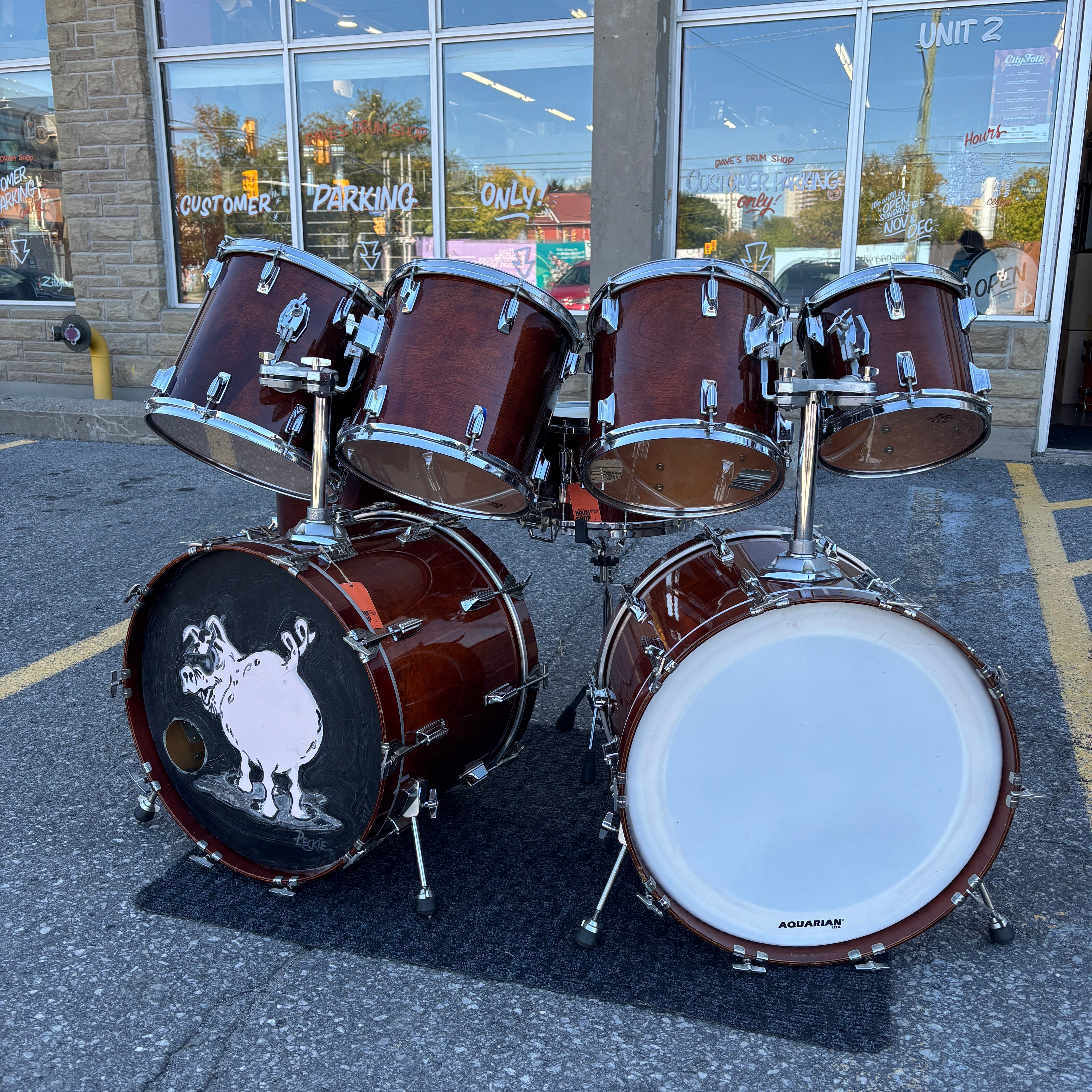 Tama Superstar 80s Super Mahogany Double Bass 1982 CONSIGNMENT DRUM KIT Tama 