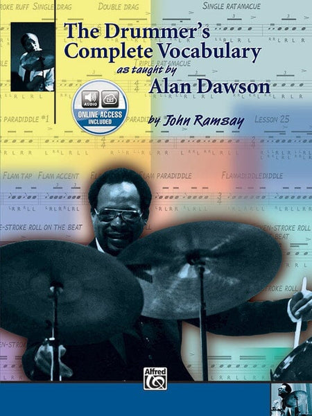 The Drummer's Complete Vocabulary as Taught by Alan Dawson BOOKS VIDEOS DVD MAGAZINE Alfred 