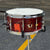 Unix Snares 6.5 x 14 Red Lacquer Solid Shell Steam Bent CONSIGNMENT DRUM KIT Unix 