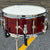Unix Snares 6.5 x 14 Red Lacquer Solid Shell Steam Bent CONSIGNMENT DRUM KIT Unix 