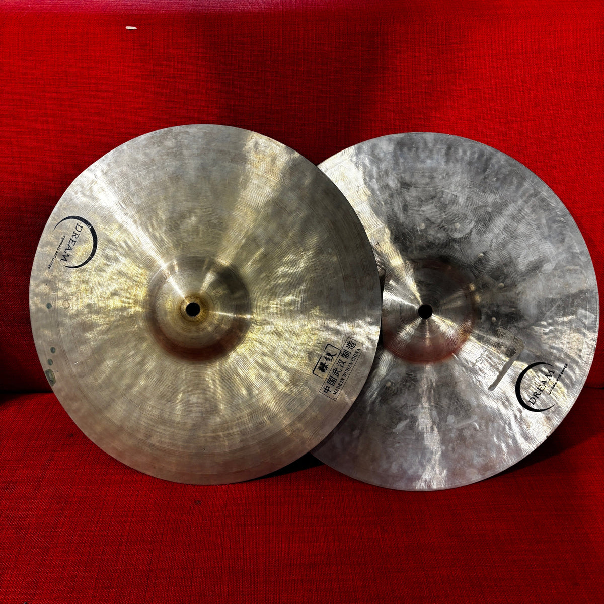 Used Dream Bliss 14" Mixed Hi-Hats (Crash Top / Hi-Hat Bottom) USED CYMBALS OTHER Dream 