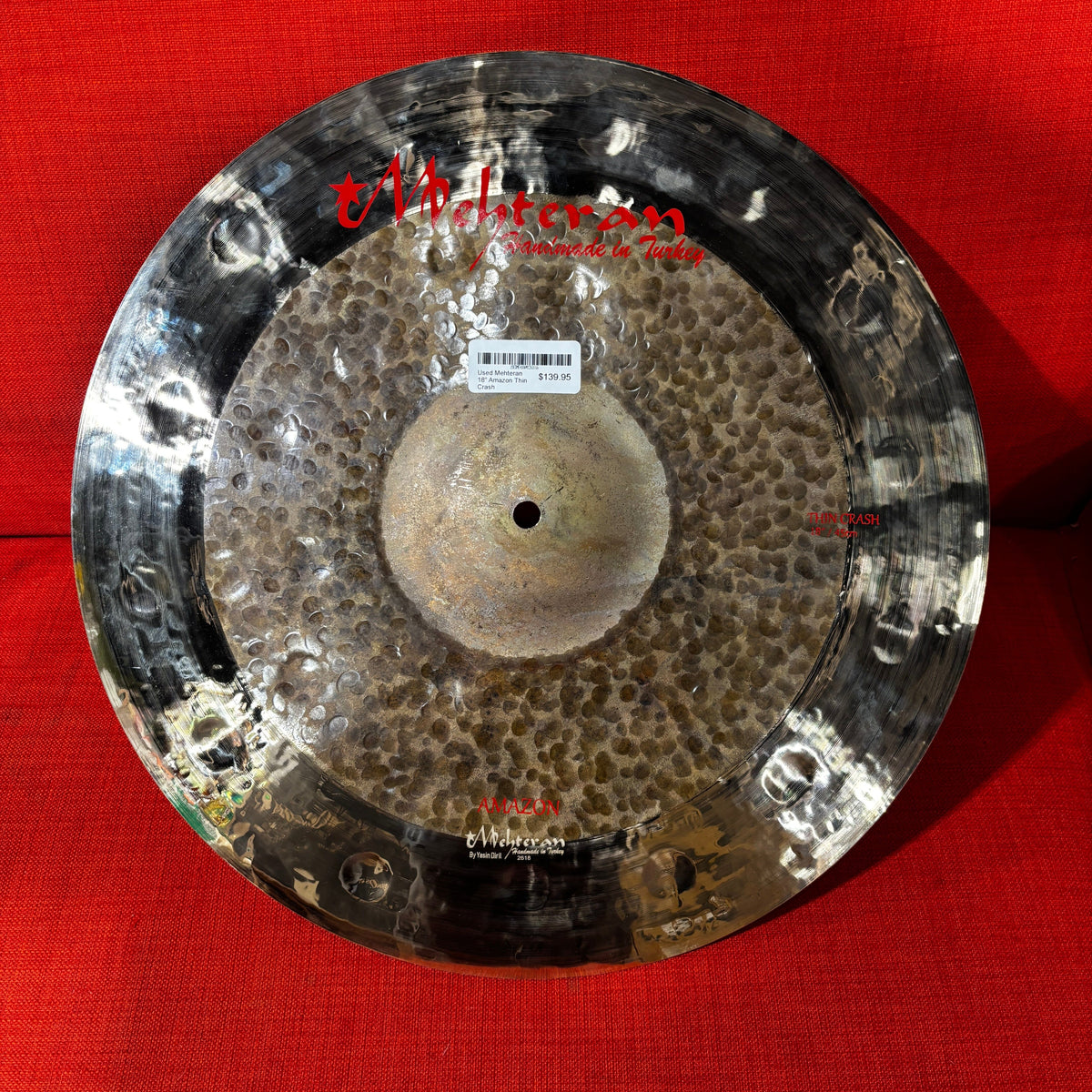 Used Mehteran 18" Amazon Thin Crash USED CYMBALS OTHER Mehteran 