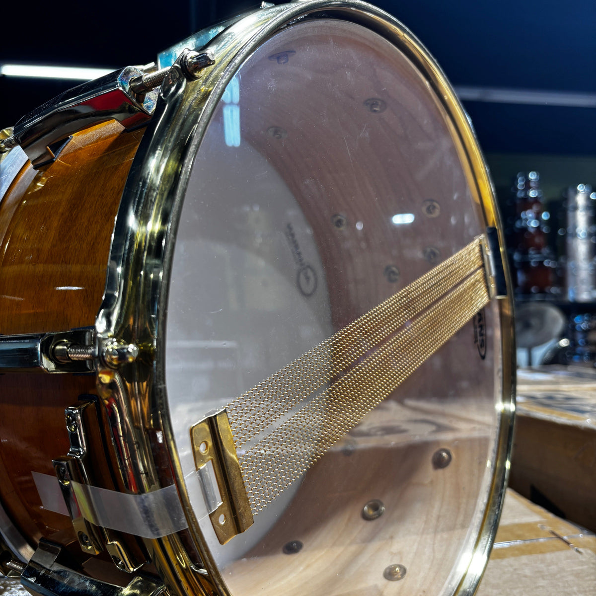 Used Pearl Custom Classic One-Piece Solid Maple Snare Drum Made in Japan Early 1990s CONSIGNMENT DRUM KIT Pearl 