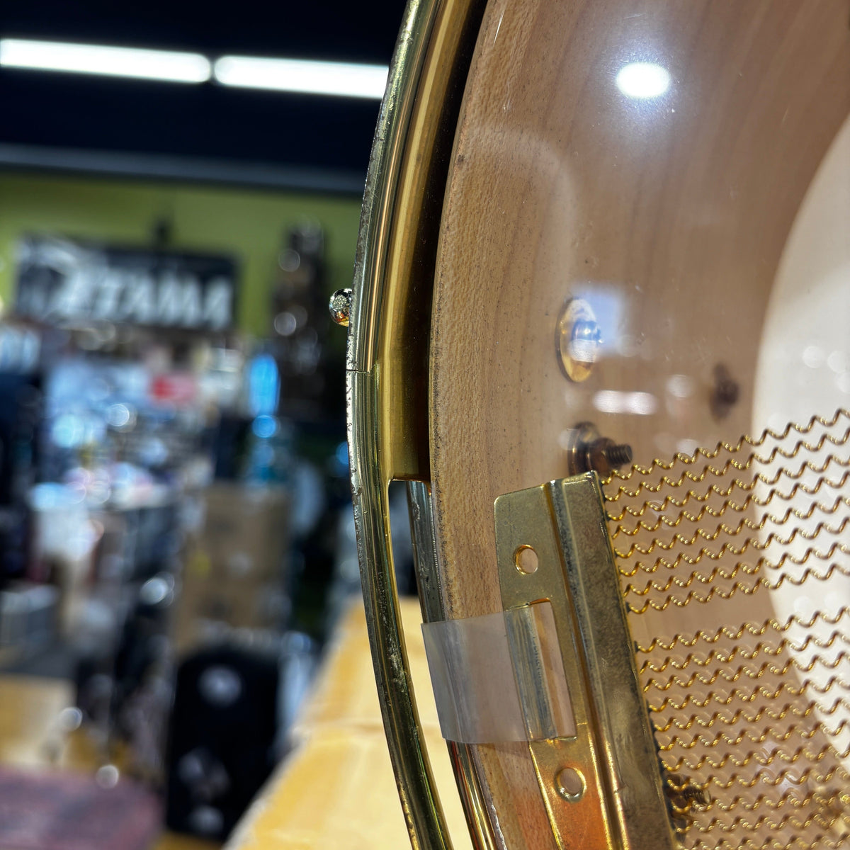 Used Pearl Custom Classic One-Piece Solid Maple Snare Drum Made in Japan Early 1990s CONSIGNMENT DRUM KIT Pearl 