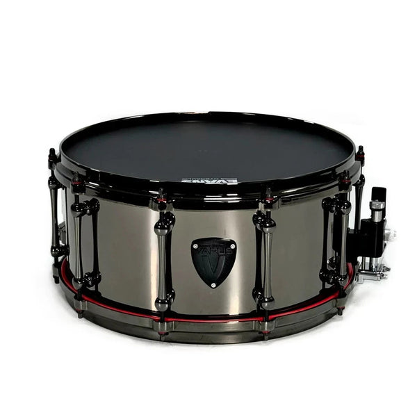 Varus Black Mirror Chrome 14x6.5" Custom Snare Drum NEW SNARE DRUMS Varus 