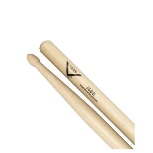 Vater American Hickory Drum Sticks - 55BB - Wood Tip (VH55BB) DRUM STICKS vater 