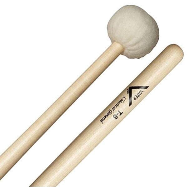Vater T6 Timpani, Drumset & Cymbal Mallets, Pair (VMT6) NOS DRUM STICKS vater 