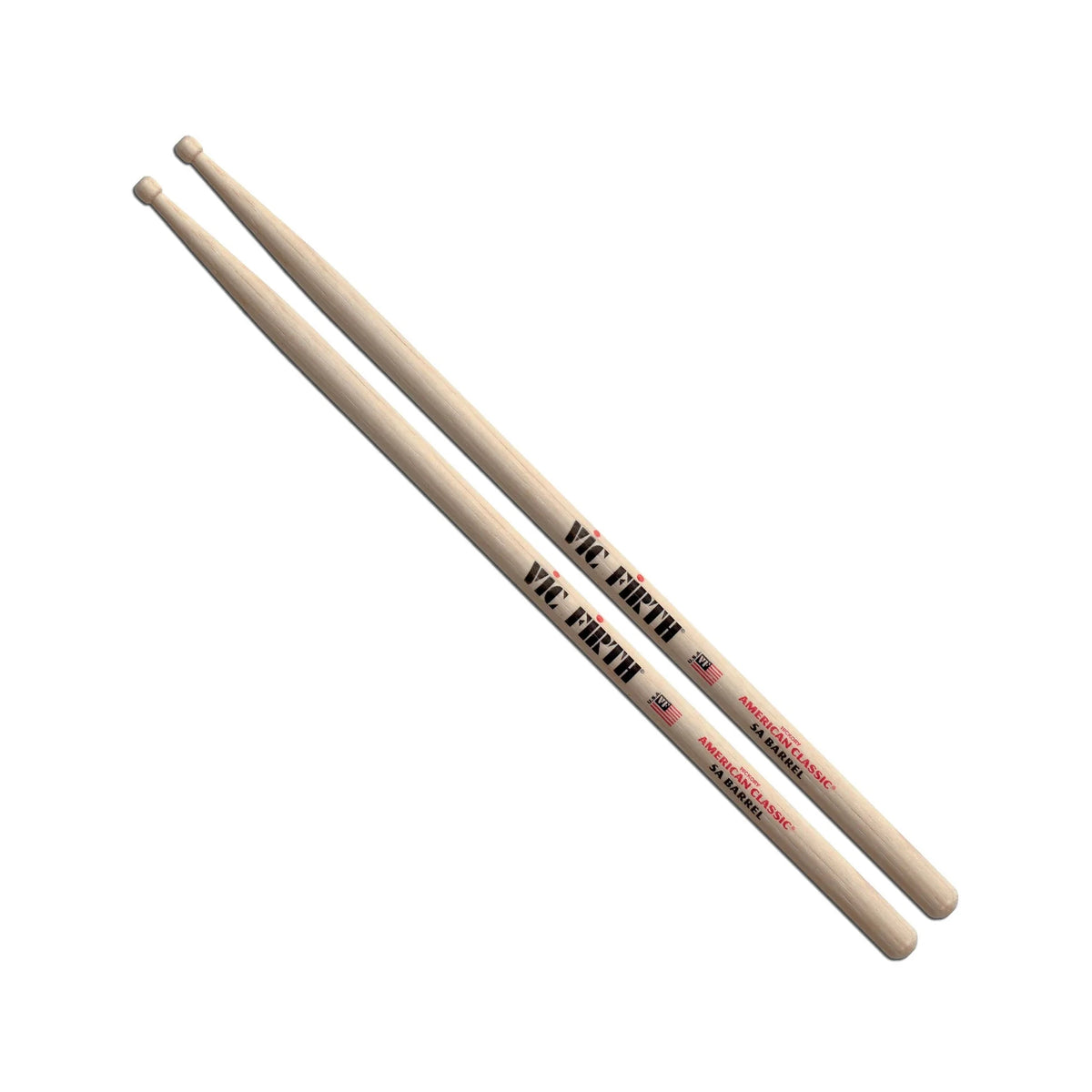 Vic Firth American Classic 5A Barrel Tip Drum Sticks (5ABRL) DRUM STICKS Vic Firth 