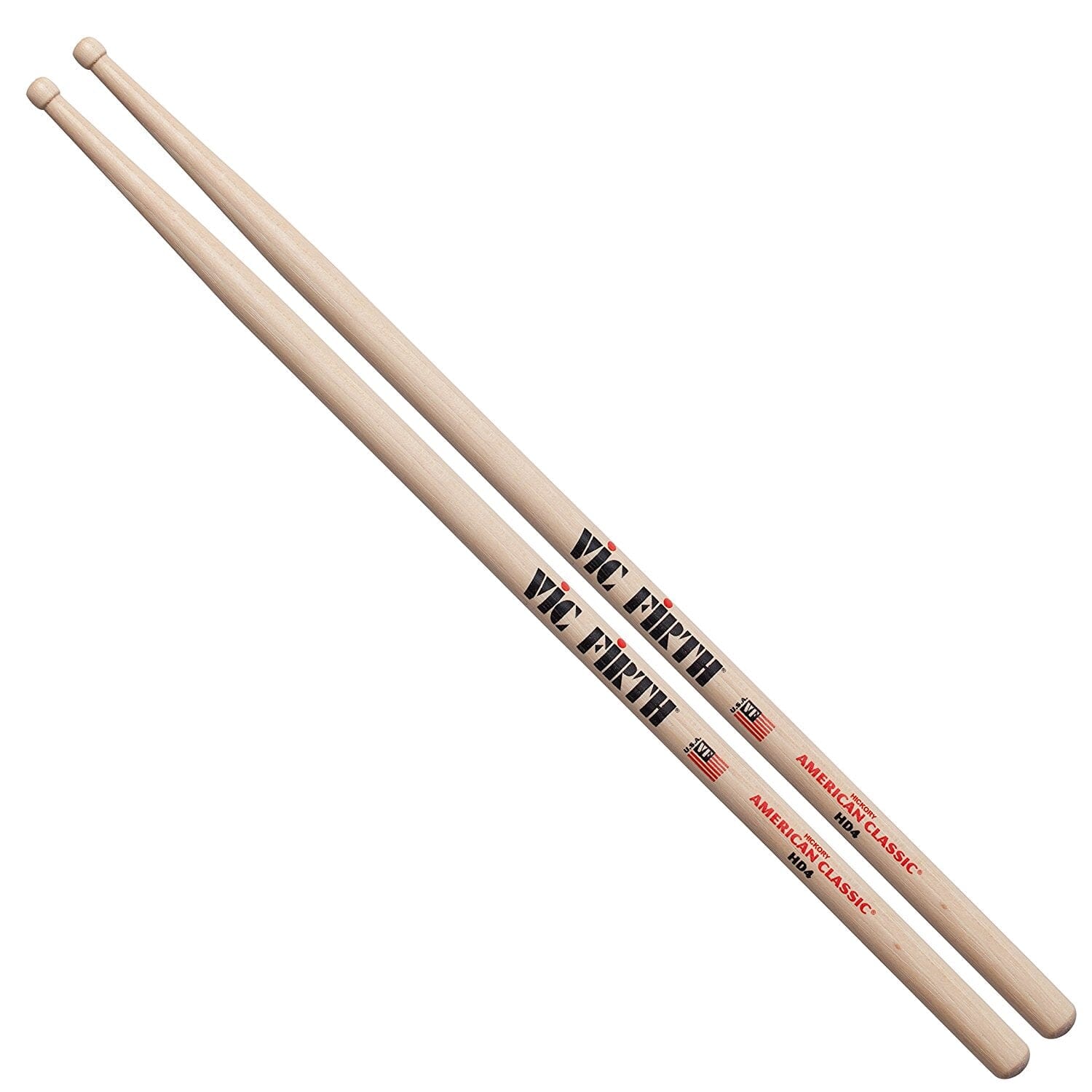 Vic Firth HD4 American Classic Drum Sticks, Wood Tip (HD4) DRUM STICKS Vic Firth 