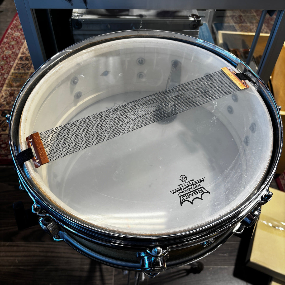 Vintage 1960s Camco Oaklawn Aristocrat 4-Piece Drum Kit Aged Silver Sparkle 20/12/14 with Matching Snare CONSIGNMENT DRUM KIT Camco 